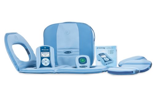 Kits de la magnetoterapia pulsátil Biomag – combinación del dispositivo con aplicadores según los requisitos del usuario y el propósito terapéutico.